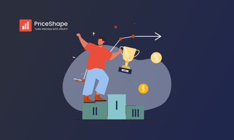 Graphique PriceShape illustrant la stratégie du deuxième prix